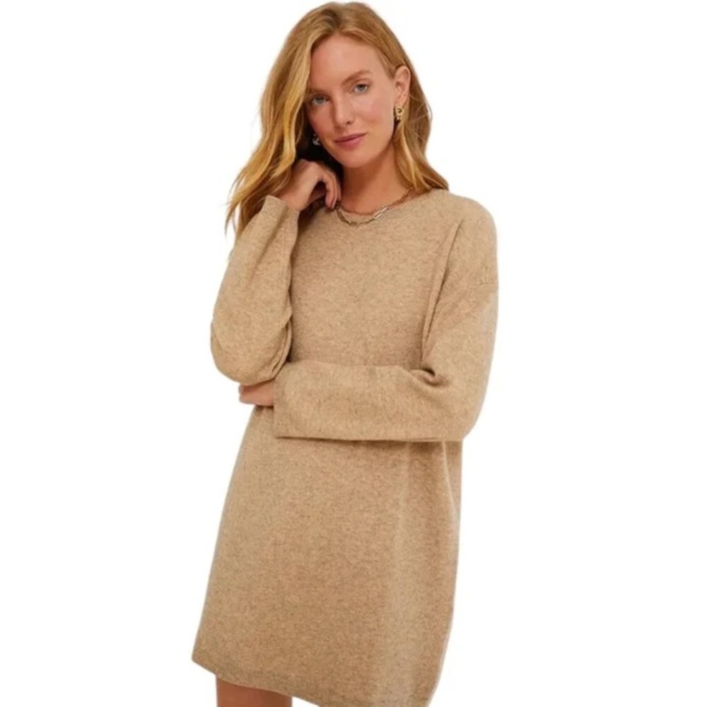 Pomander Place Tuckernuck Sandalwood Vivianne Crewneck Dress Sweater Size L Fall